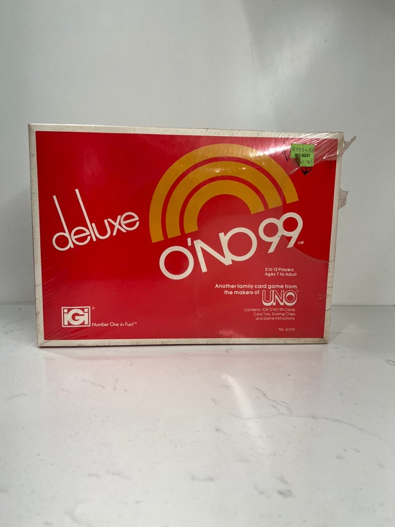 DELUXE ONO 99 Card Game From UNO, Cards, Chips, Ins, Unopened New