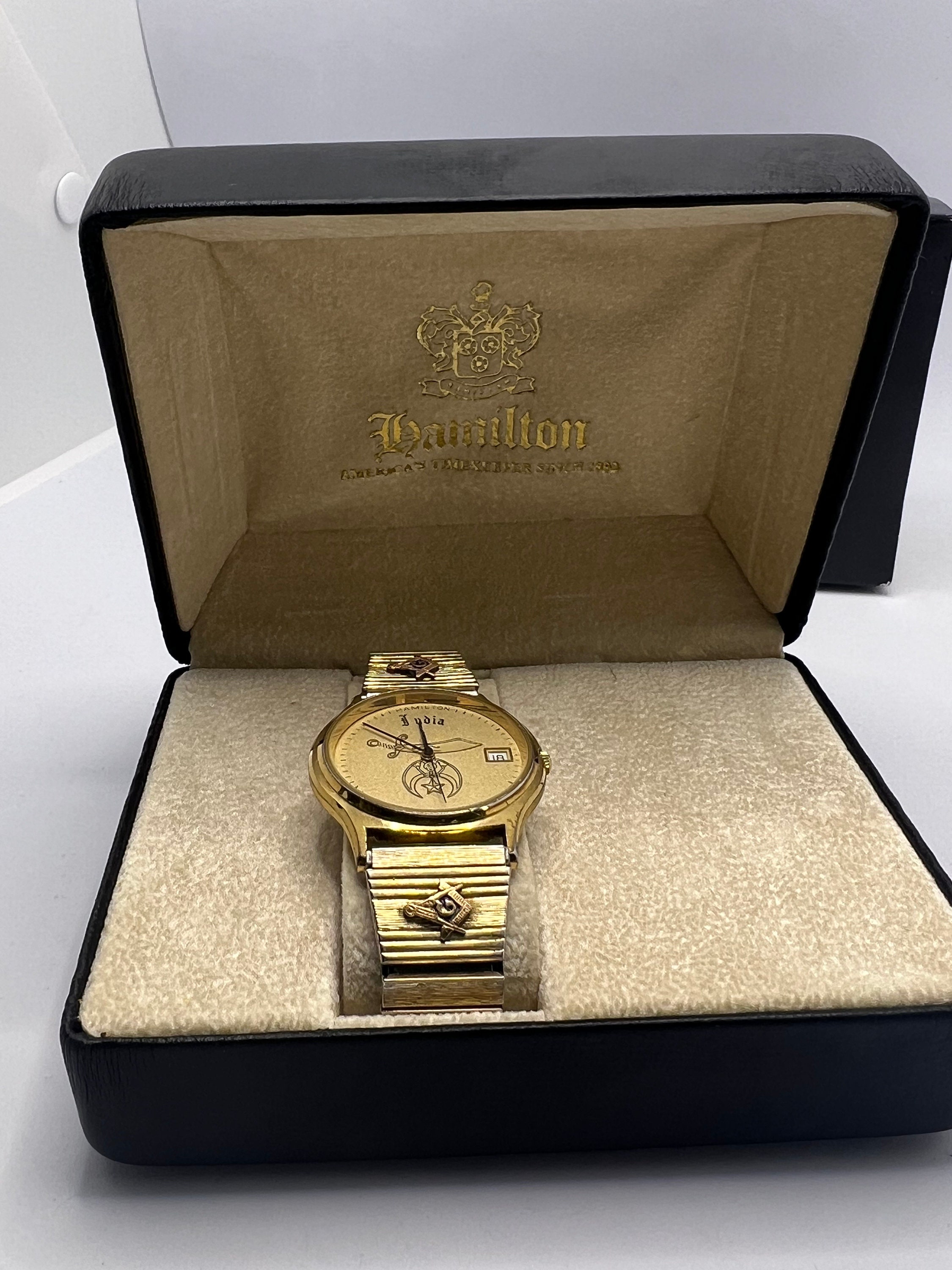 Vintage Gold Filled Hamilton 9912 Knights Templar India