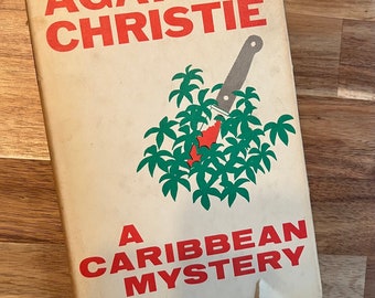 Agatha Christie Ein karibisches Geheimnis 1964 Hardcover-Staubjacke