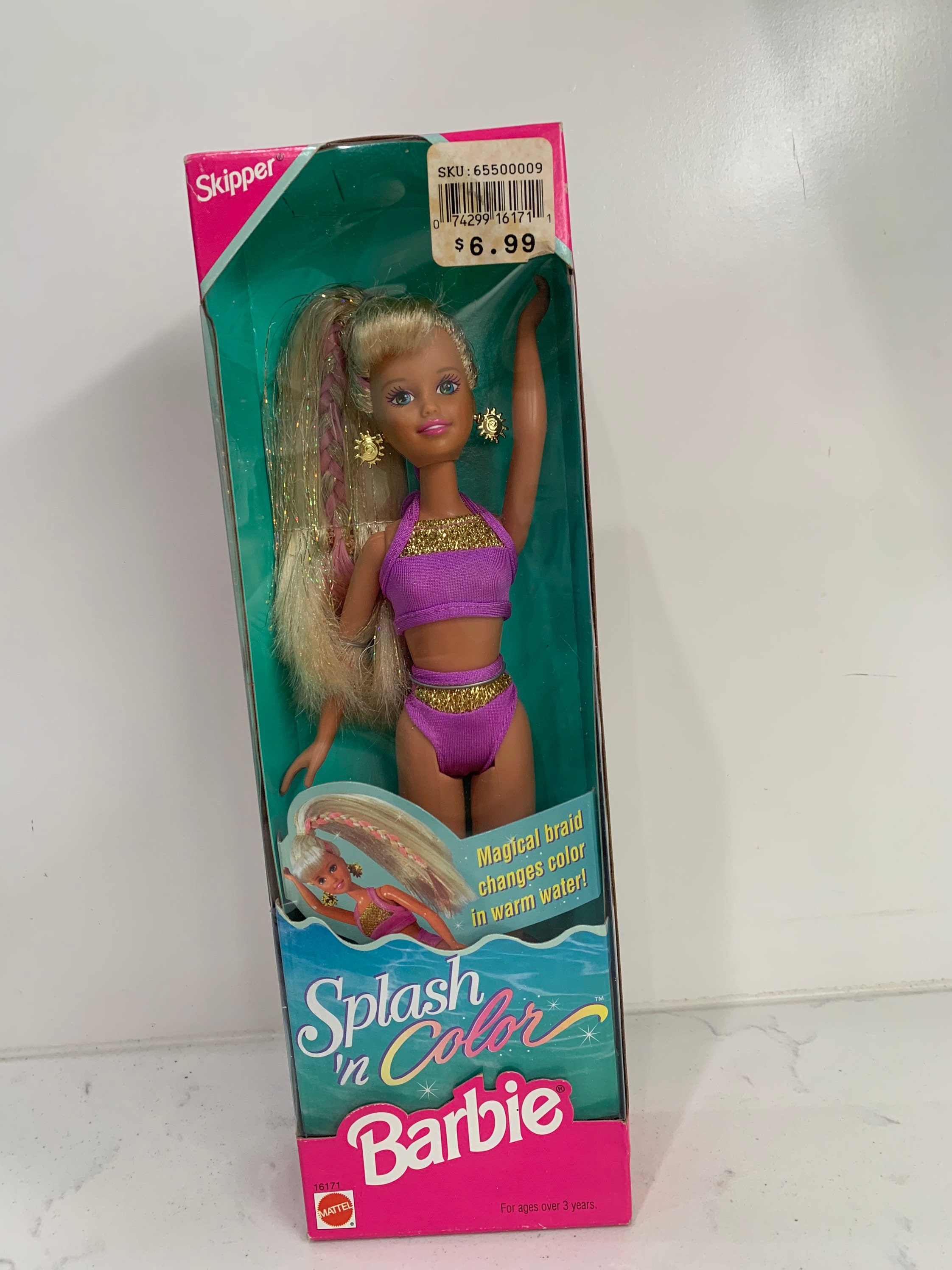 karton Vervreemding Ernest Shackleton Splash N Color Skipper Barbie 1996 Mattel New in Box - Etsy