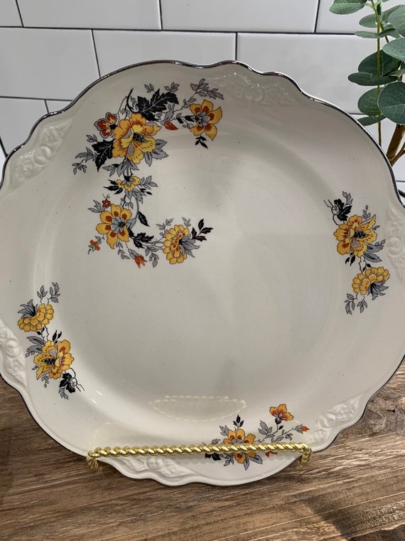 Homer laughlin 2025 virginia rose plate