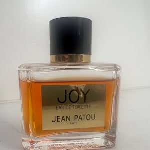Jean Patou, JOY, 30 ml. Flacon, Eau de Toilette, Splash, 1929, 1960, Paris, France Perfume