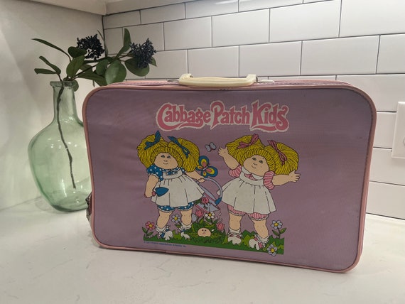 Vintage Purple Cabbage Patch Kids Suitcase | 1983… - image 1