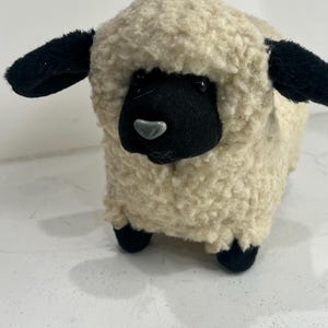 Vintage Iwaya Toys Plush Walking Toy Sheep 1980s