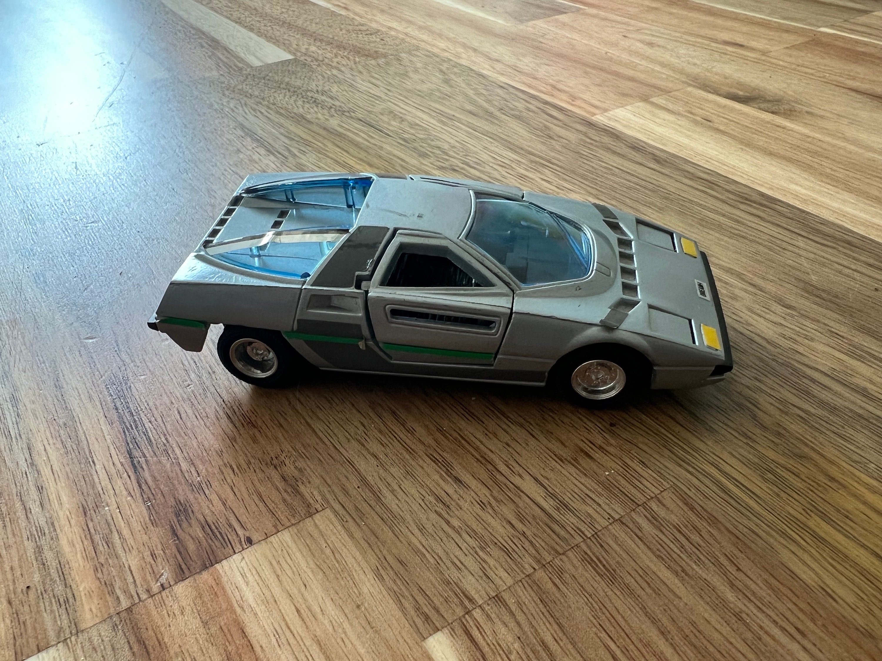 Kado Havashi Racing Dome O Silver Toy Car With Suspension Doors