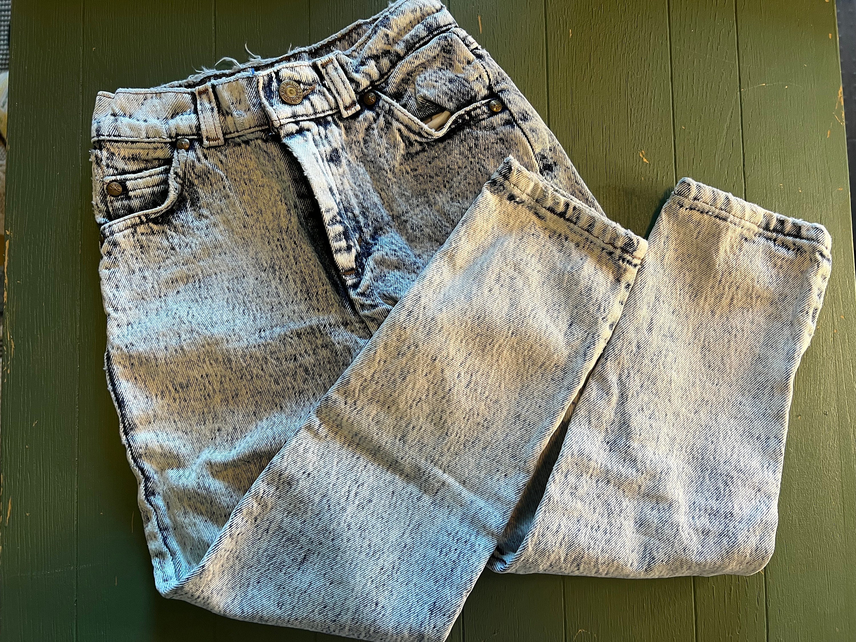 Levi's Vintage 80's 900 Series Kids Acid Wash Denim Jeans - Etsy