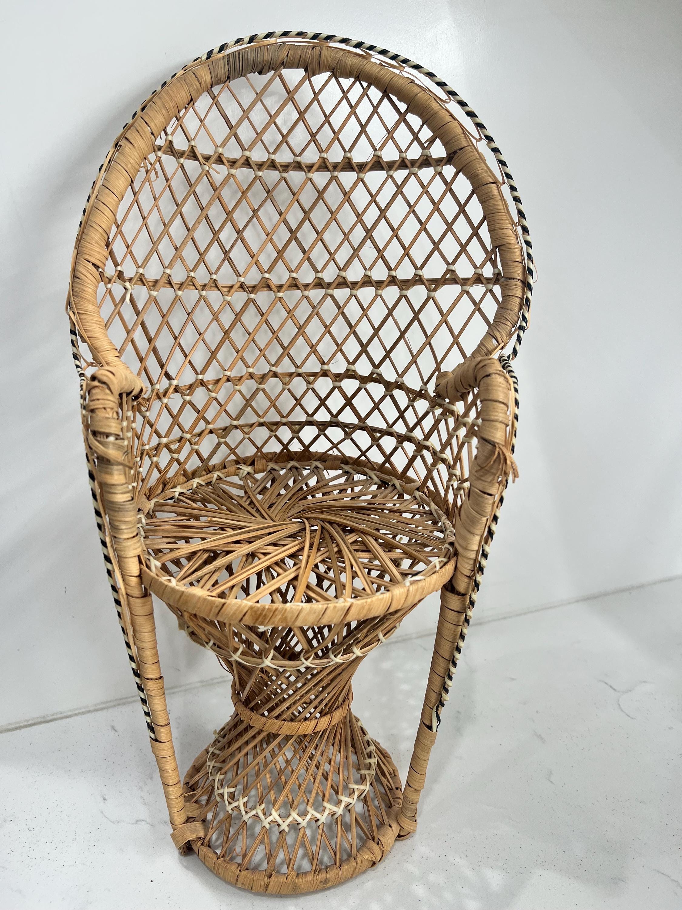 Vintage Rattan Chair - Etsy Finland