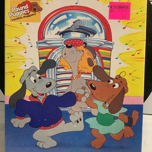 CHOICE Pound Puppies Lovable Huggable 200 Piece Jigsaw Puzzle By Golden Vintage | 63 Piece Large Jigsaw Vet Pound Puppy Puzzle