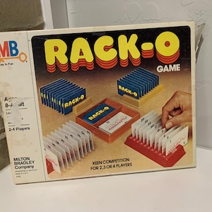 1978 Milton Bradley Rack-O Vintage Board Game | Card Game Made in USA
