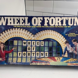 Wheel Of Fortune Vintage Board Game 1985 Complete