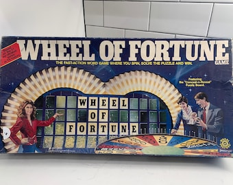Wheel Of Fortune Vintage Board Game 1985 Complete