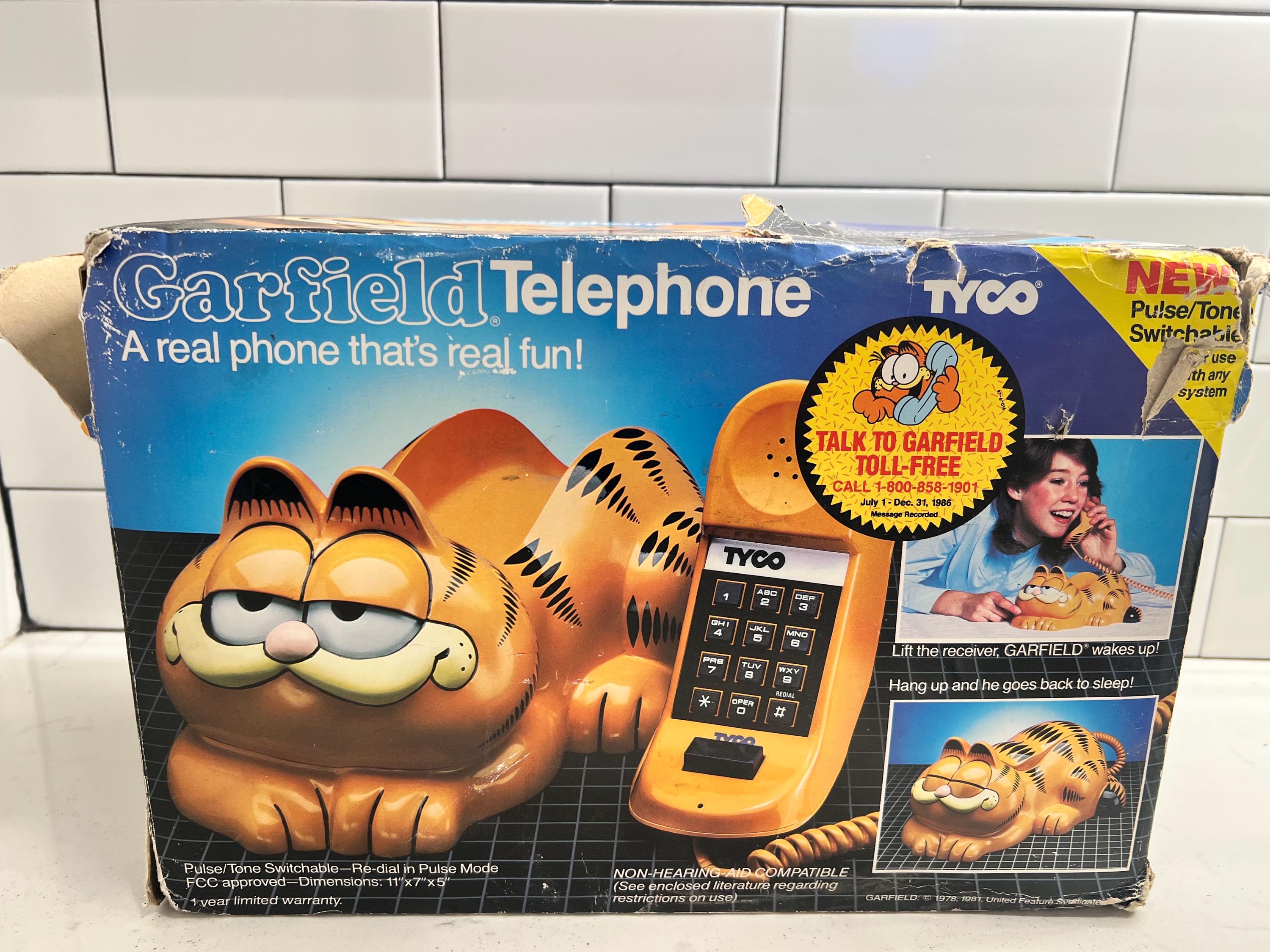 Vintage Garfield Telephone - Etsy