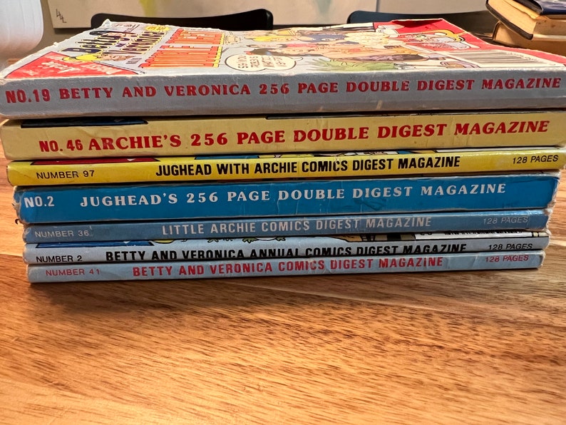 Archies Double Digest Magazine, Betty & Veronica, Little Archie Vintage Comics image 3