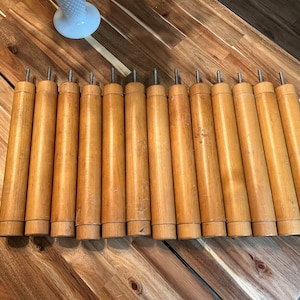 Mid Century Wooden Table Furniture Legs | MCM Flipper Remodel Project | Interior Design
