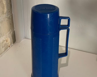 Vintage Blue Thermos 1 Quart