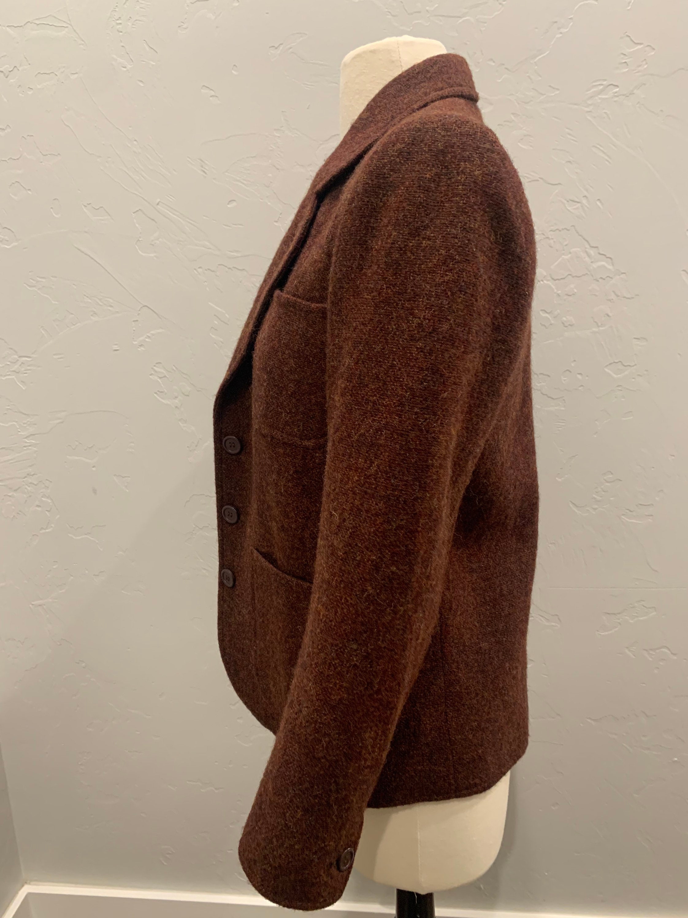 Yves Saint Laurent Rive Gauche Paris Made in France Brown