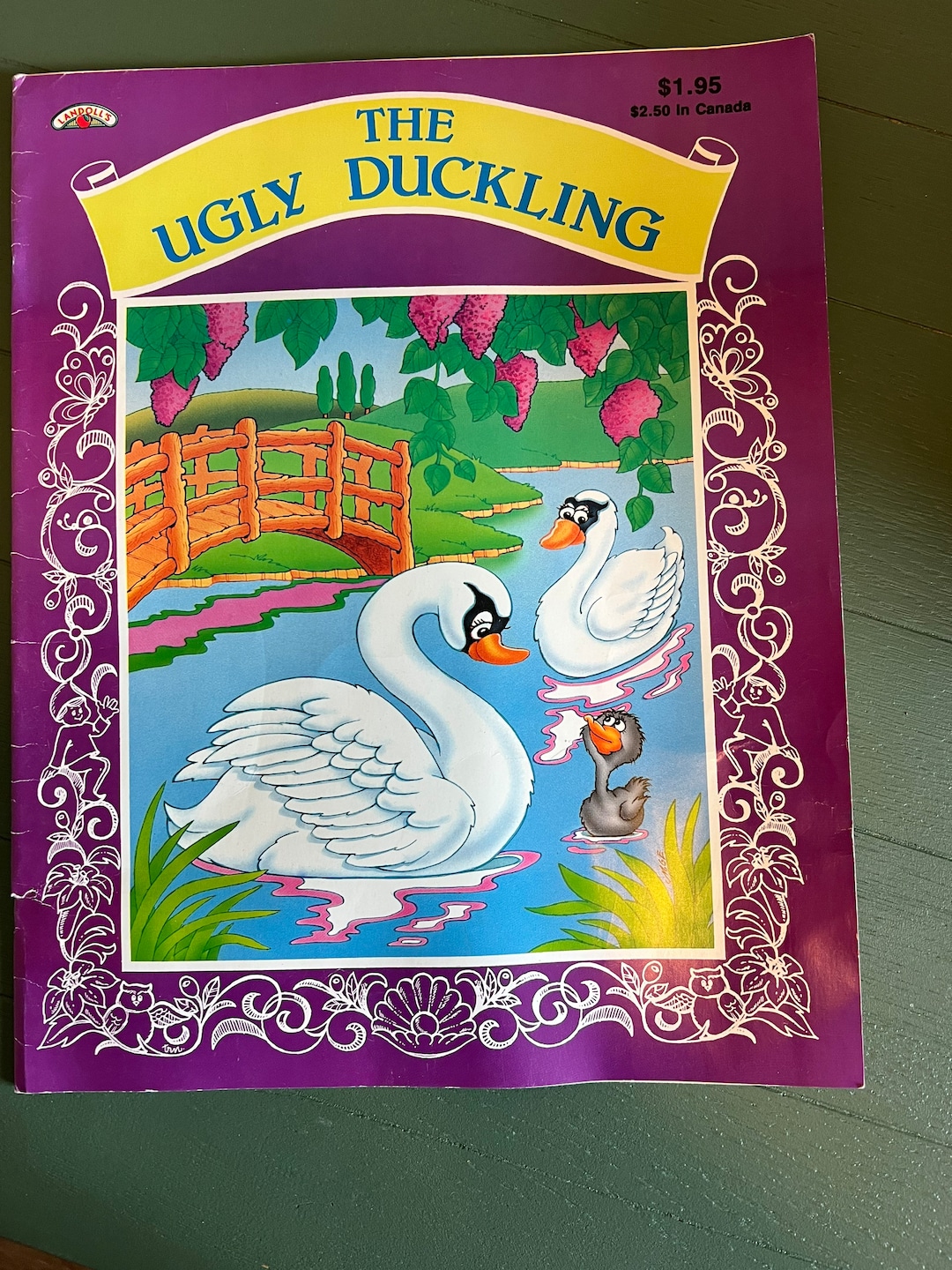 The Ugly Duckling 1994 Vintage Coloring Book - Etsy