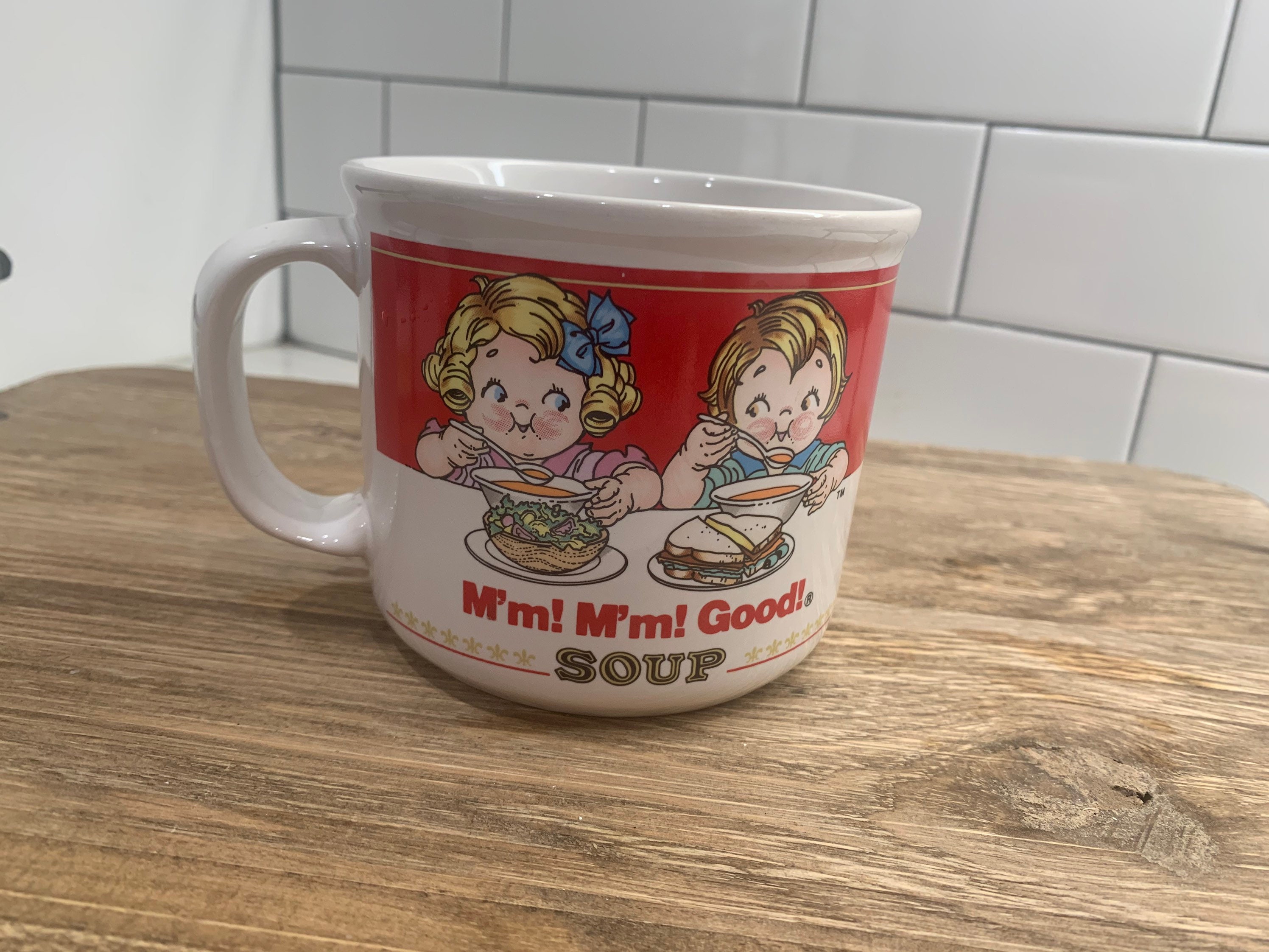 1989 Campbells Soup Kids Homestyle Soup Mugs Etsy