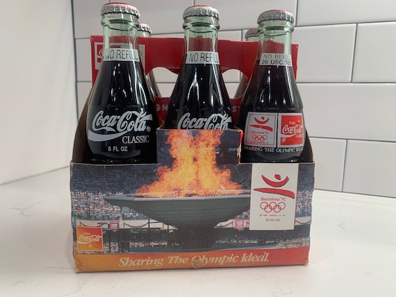 1992 Barcelona Olympics Full Coca-cola Six Pack - Etsy