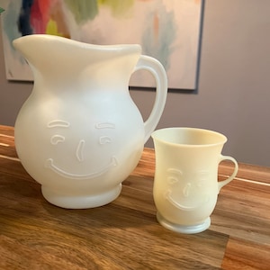 Vintage 1980s 2 Quart Kool Aid Pitcher and Cup - Etsy