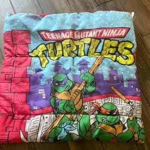 Teenage Mutant Ninja Turtle Sleeping Bag - Etsy