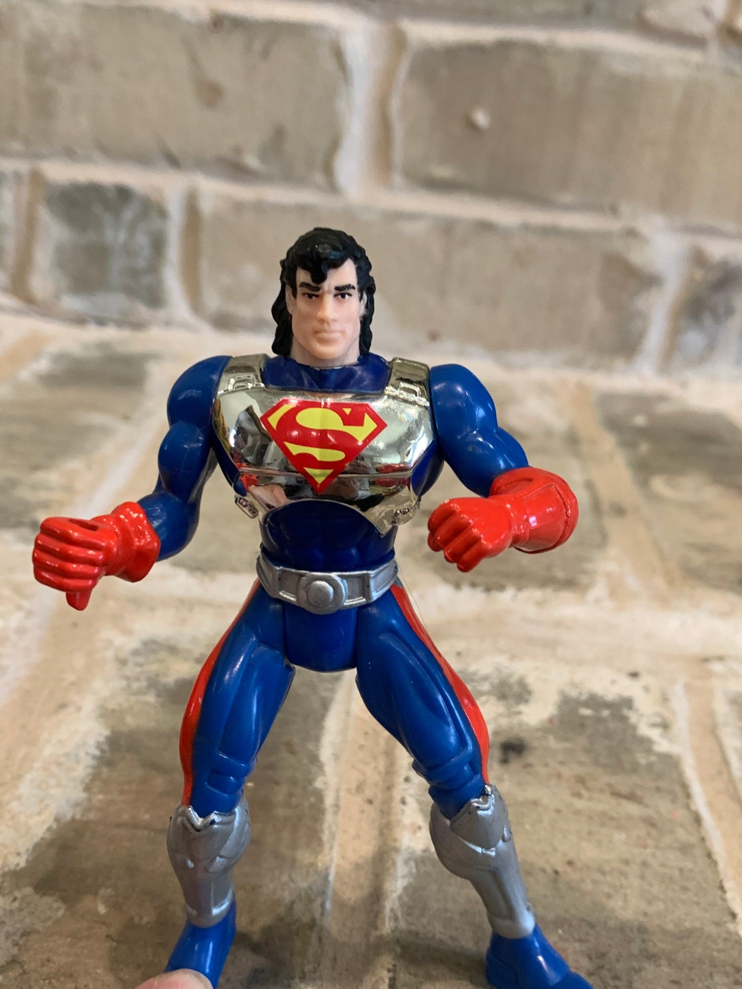 A Vintage 1988 DC Comics Superman Figure 39cm Tall. Large Superman Figure