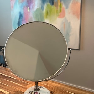 Vintage Large Ornate Dressing Table Vanity Mirror