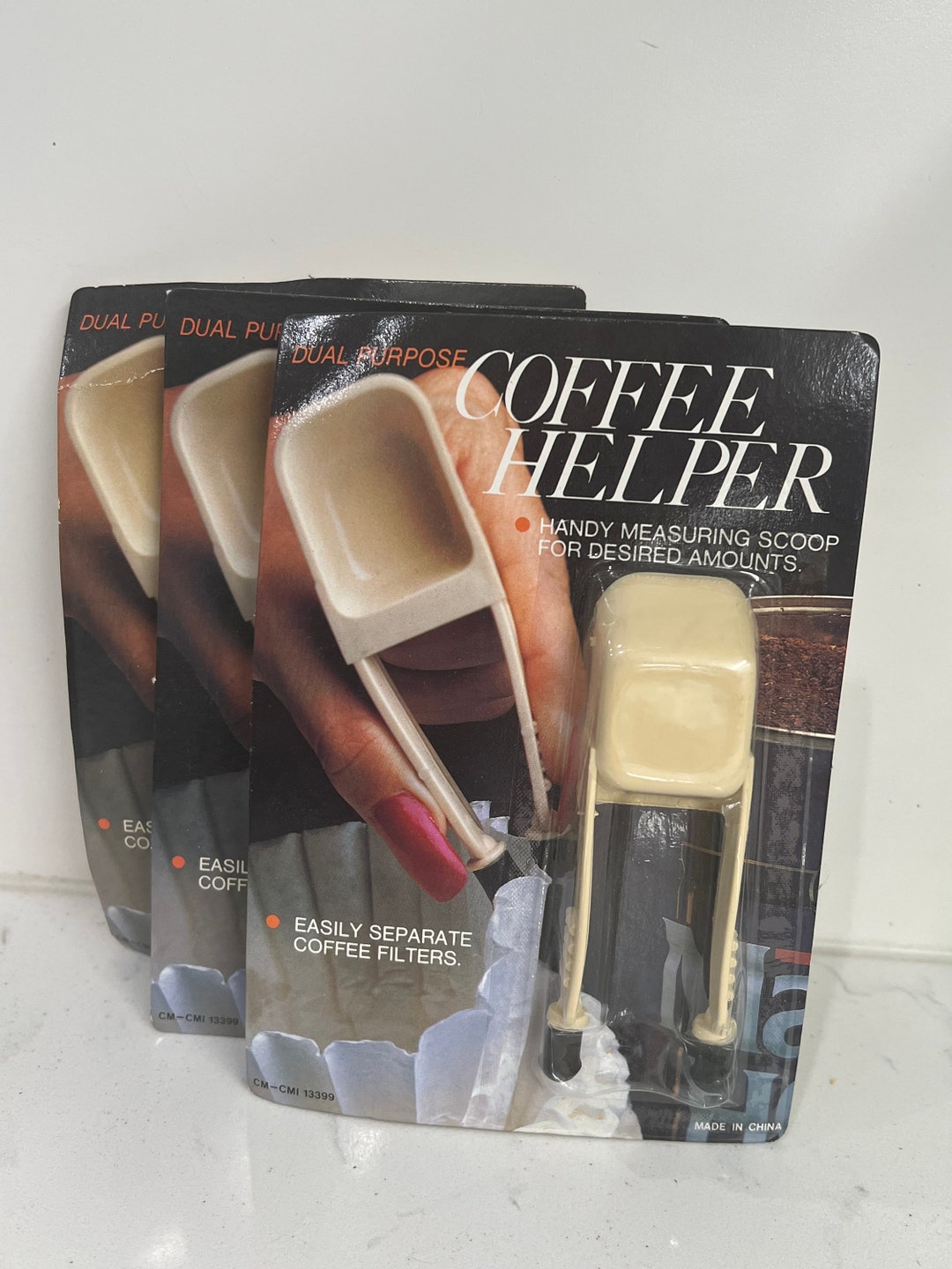 Coffee Filter Helper Grabber and Measuring Scoop Vintage New Etsy