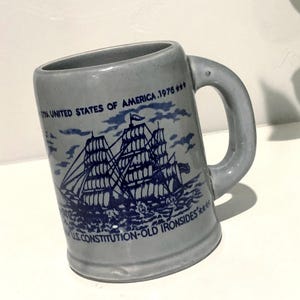 1776 - 1976 Bicentennial Stein | U.S. Constitution Old Ironsides