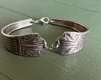 Silver Spoon Silverware Vintage Bracelet ER Plate ER Silverplate