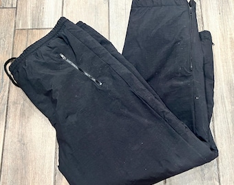 Vintage HOT MUSIC Men's Snow Ski Pants Nylon Polyester Insulated Snowboarding Size Large