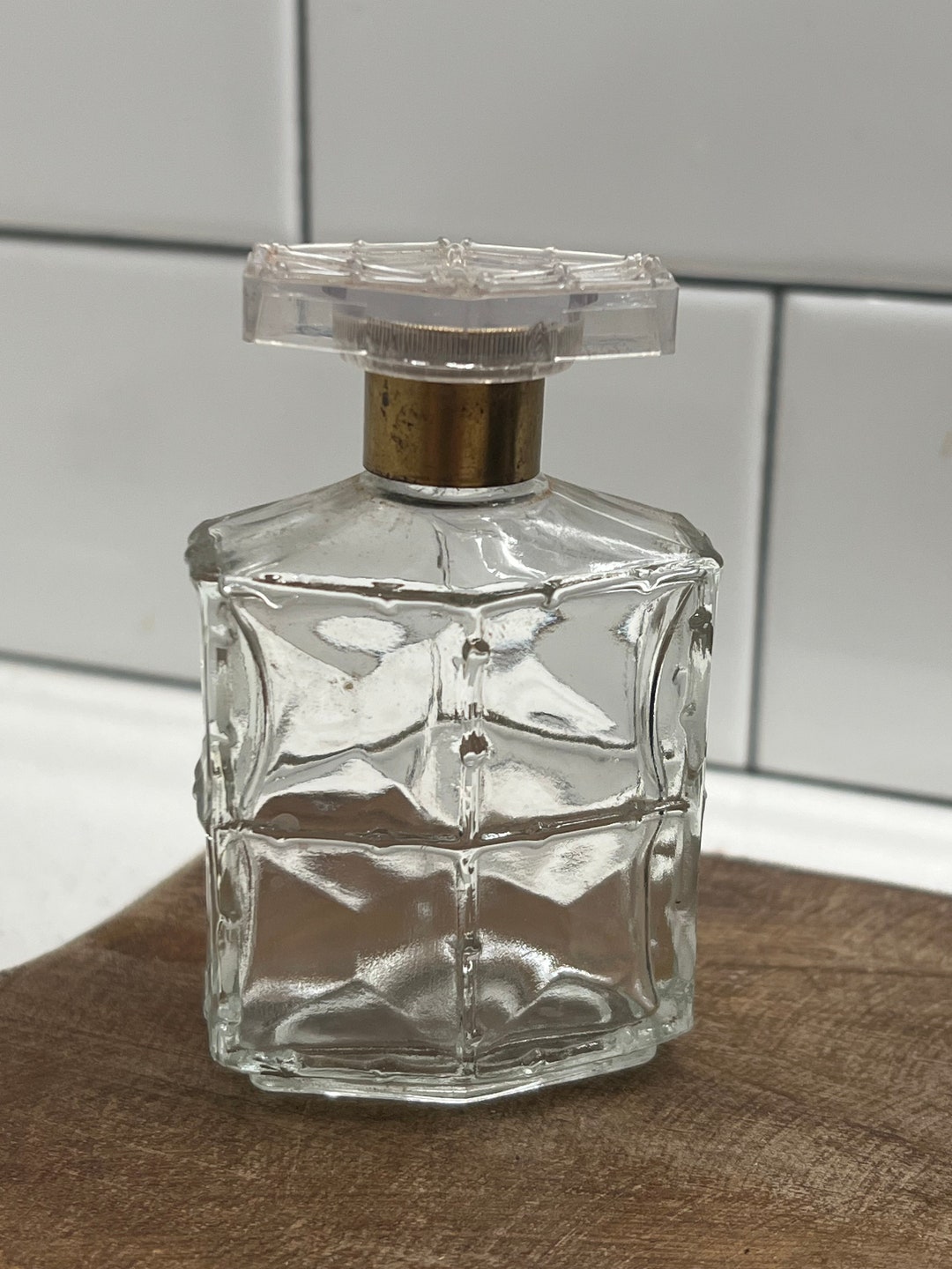 Clear Vintage Avon Perfume Bottle Cotillion Gardenia