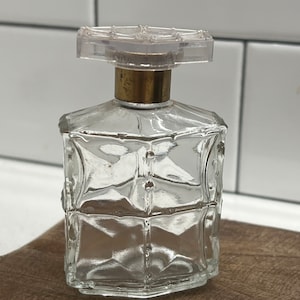 Clear Vintage Avon Perfume Bottle Cotillion Gardenia