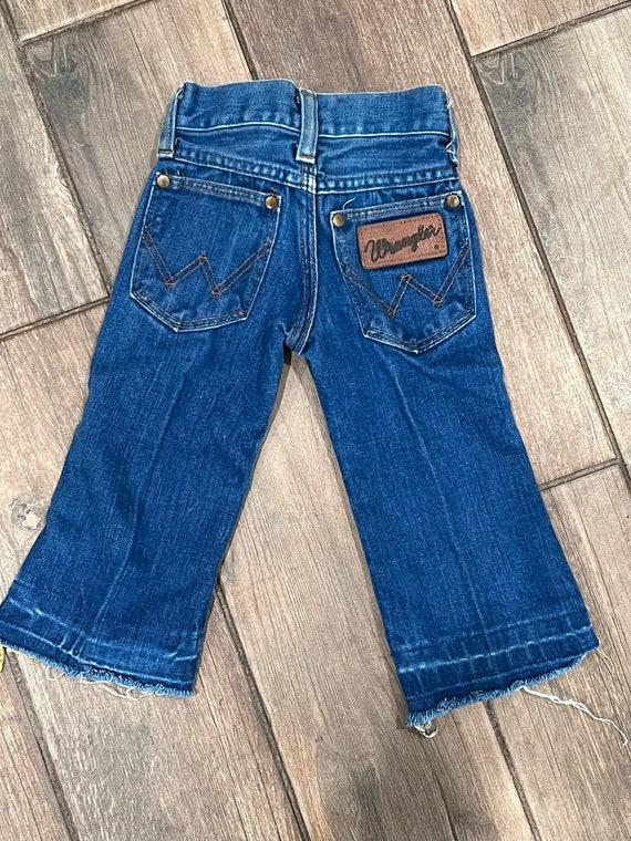 Vintage Kids Wrangler 1T 12 Months Denim Jeans WPL Cowboy - Etsy