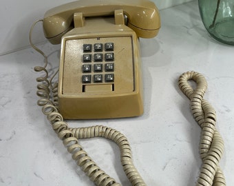 Vintage Premier Touch Tone Push Button Desk Home Phone