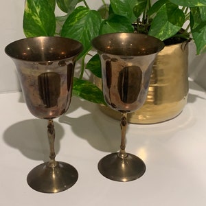 India Brass Goblet 