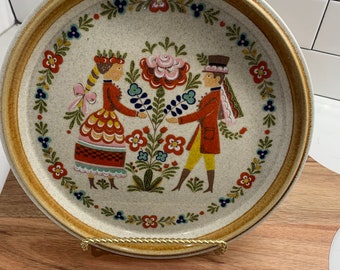 Mikasa Vintage Stone Manor Kissing Cousins Rare Dinner Plates Salad Plates Saucers Mugs Creamer Japan Ovenware Dinnerware