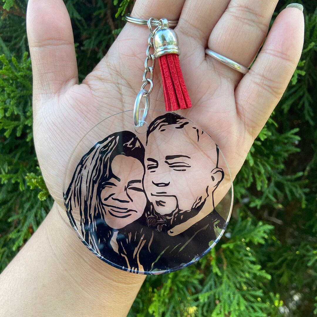 Personalized Acrylic Keychains - Etsy