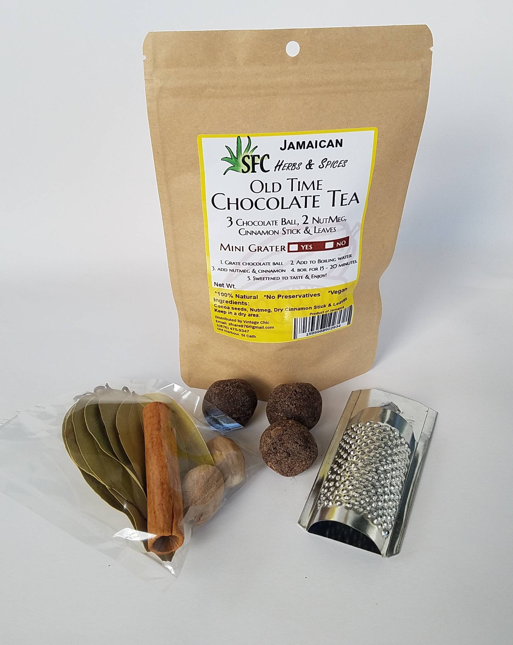 Old Time Jamaican Chocolate Tea Pack 3 6 9 or 12 Chocolate Etsy