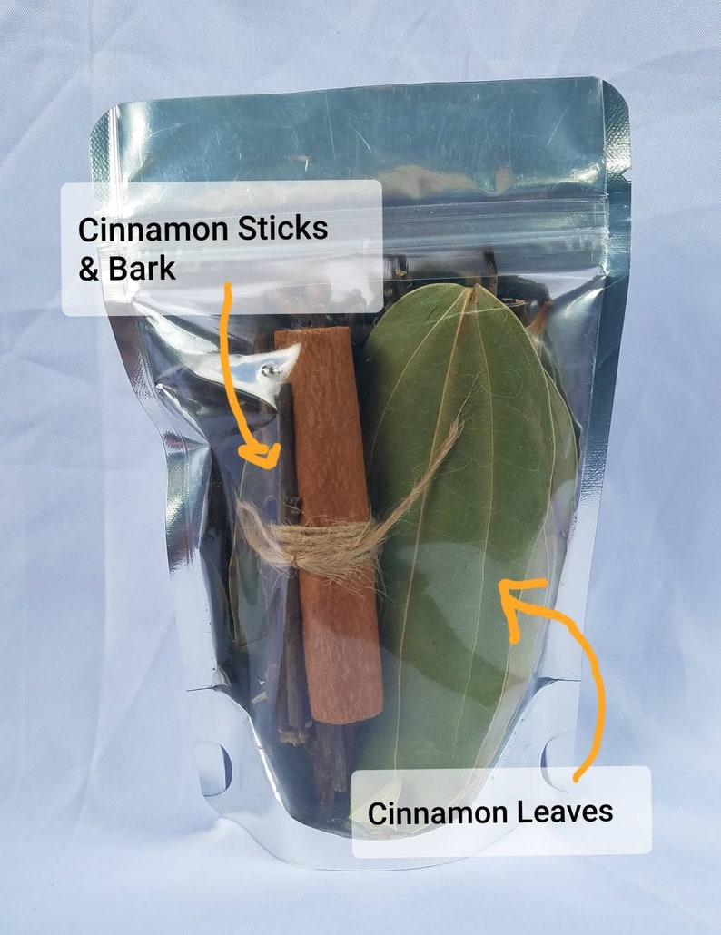 Organic Jamaican Cinnamon Sticks Leaves & Bark Ceylon Etsy