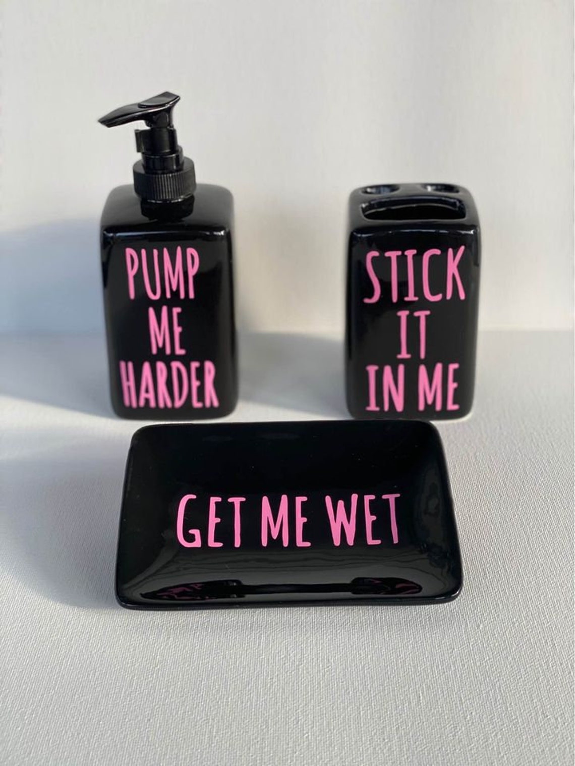 Valentine's Day Edition Naughty Bath Accessories Set Etsy