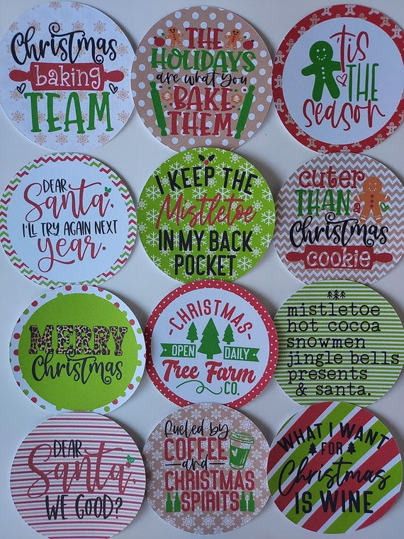 Christmas Cardstock Cutouts Etsy