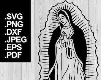 Download Virgin Mary Svg Etsy