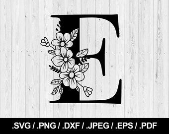 Download Letter E Svg Etsy
