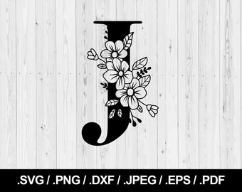 Download Monogram J Svg Etsy