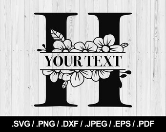 Download Letter H Svg Etsy