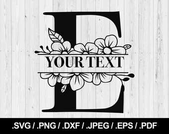 Download Monogram E Svg Etsy