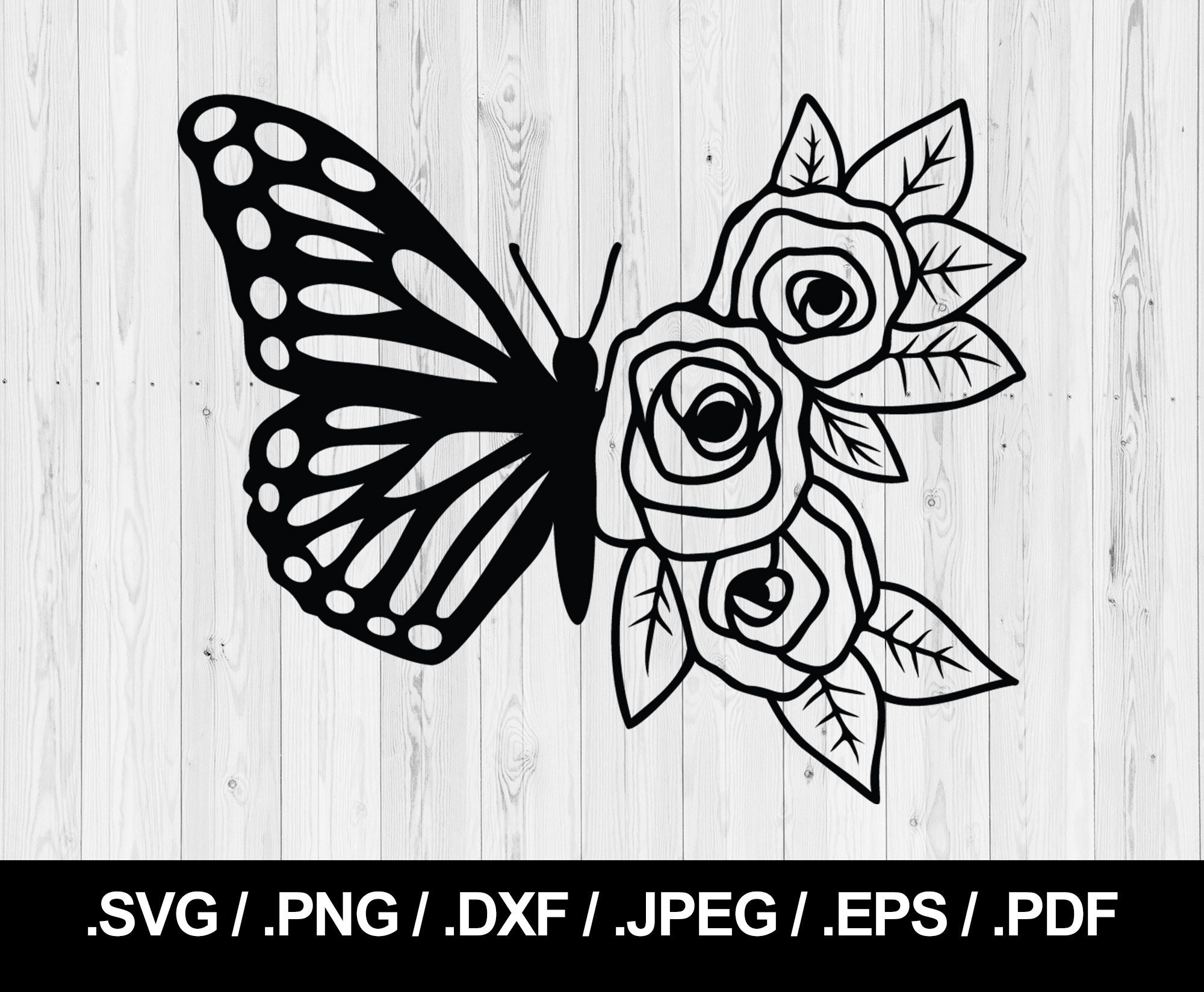 Free Free 261 Half Butterfly Half Rose Svg SVG PNG EPS DXF File