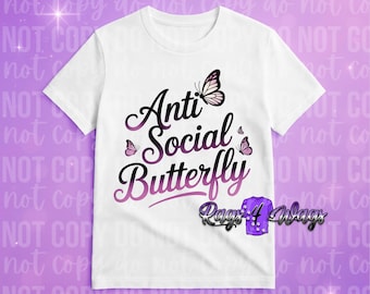 Bundle PNG anti-social : design sublimation introverti (téléchargement numérique