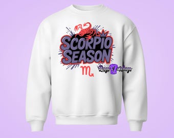 Skorpion Saison PNG | Krone & Skorpion Astrologie Grafik (Digitaler Download)